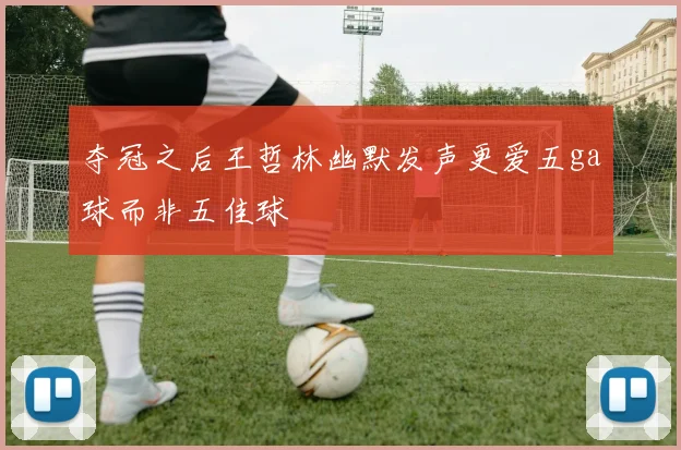 夺冠之后王哲林幽默发声更爱五ga球而非五佳球